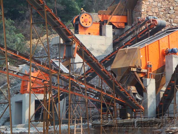 采石場石料生產線分類、投資狀況