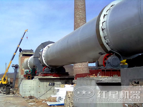 煤礦烘干機(jī)裝機(jī)客戶現(xiàn)場