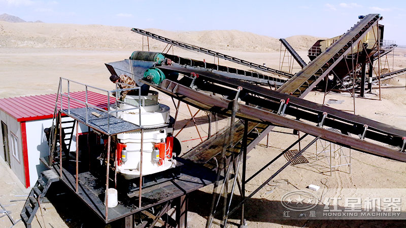 山東臨沂建筑石子破碎生產(chǎn)線(xiàn)現(xiàn)場(chǎng)視頻