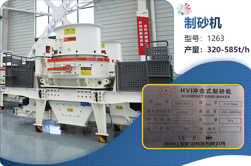 1263制砂機時產多少噸？價格多少？