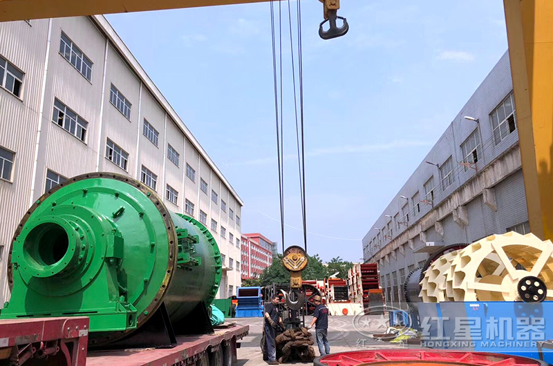 2.2*7.5m的球磨機(jī)廠家實拍