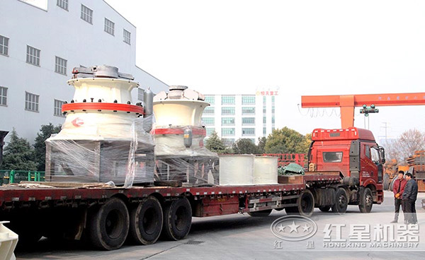 時產(chǎn)400噸圓錐破石機發(fā)貨