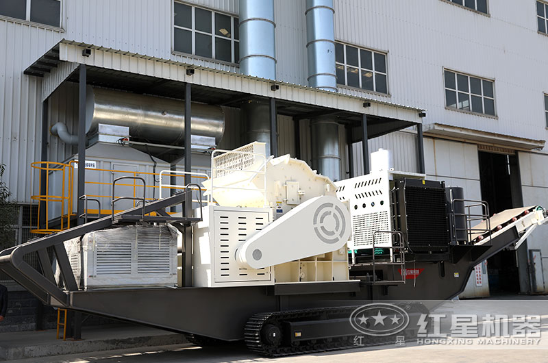 適合夜間作業(yè)的移動細碎機，破碎比大