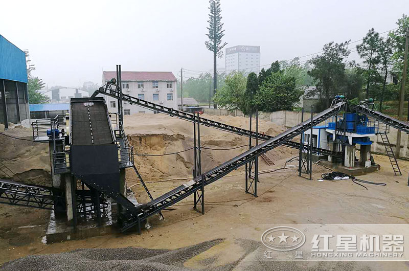 傳統(tǒng)砂石制砂客戶現(xiàn)場