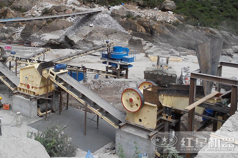 山西機制砂生產(chǎn)現(xiàn)場