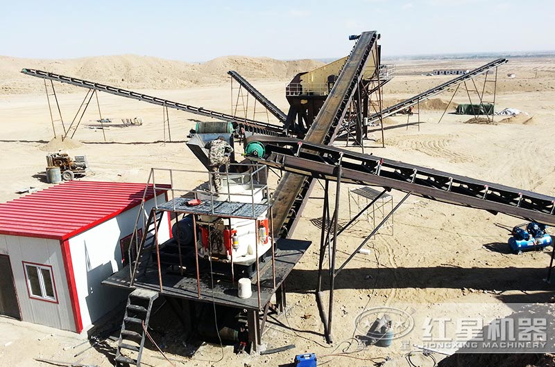 石灰石破碎生產線客戶現(xiàn)場二