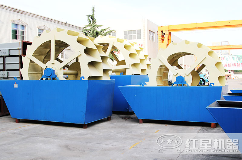 一天能洗3000噸的3020輪斗式洗砂機(jī)，以高產(chǎn)威震四方