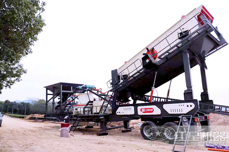 可移動煤矸石制砂機(jī)多少錢一套？山西現(xiàn)場視頻展示