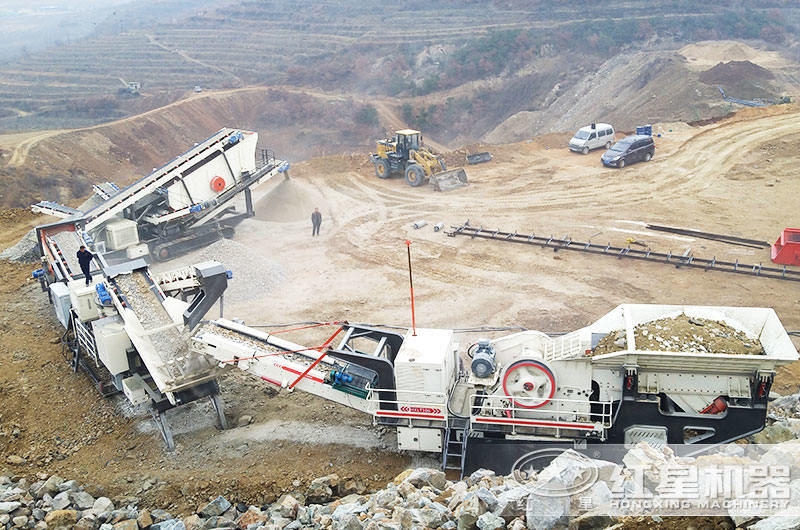 移動磕石一體機(jī)器價格是多少，哪里有賣？