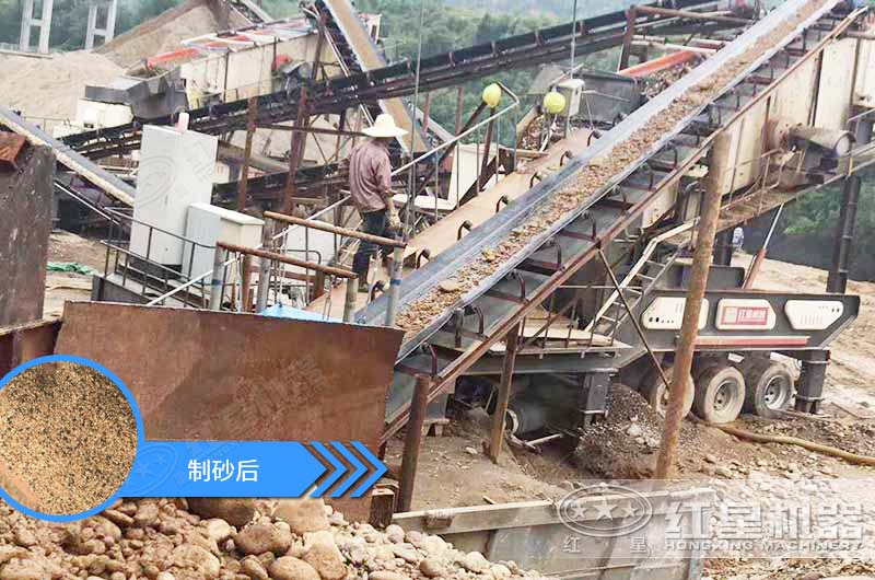 石頭制砂機制出的沙能用嗎？一臺設備多少錢（內(nèi)附生產(chǎn)現(xiàn)場視頻）