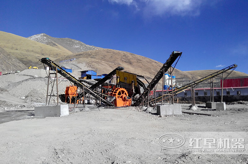 清洗麻古石沙子用什么機(jī)器好？時(shí)產(chǎn)多少？