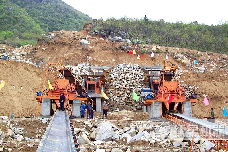 廢棄混凝土再生石子線多少錢一套？鋪路石子一立方價(jià)格多少？