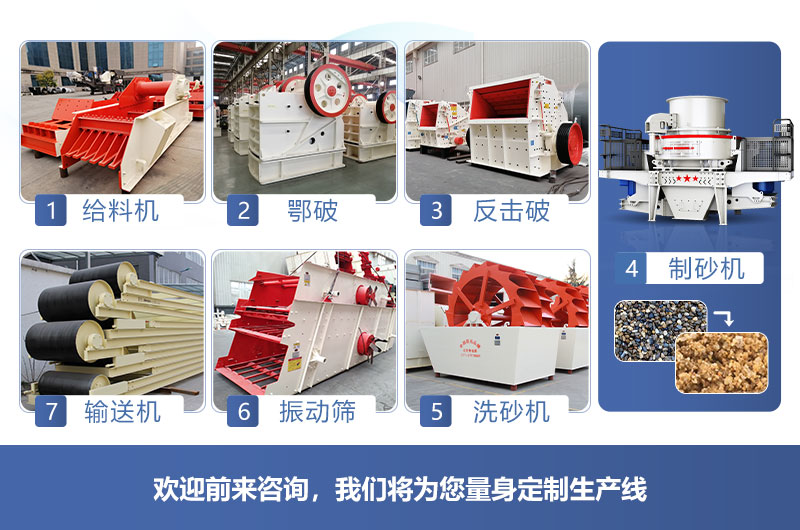 機制砂生產(chǎn)線流程，紅星可在線定制搭配生產(chǎn)線